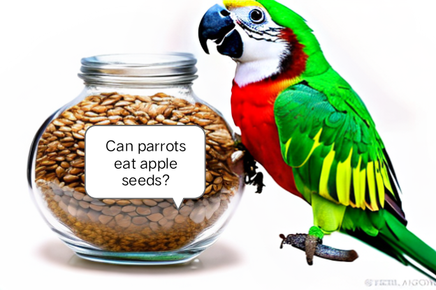 Can parrots eat apple seeds
